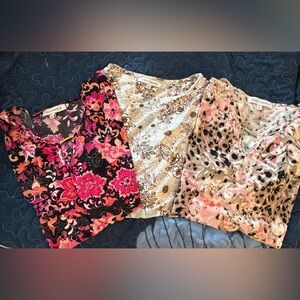 NWT Set of 3 Emily Daniels Tops Size Large
